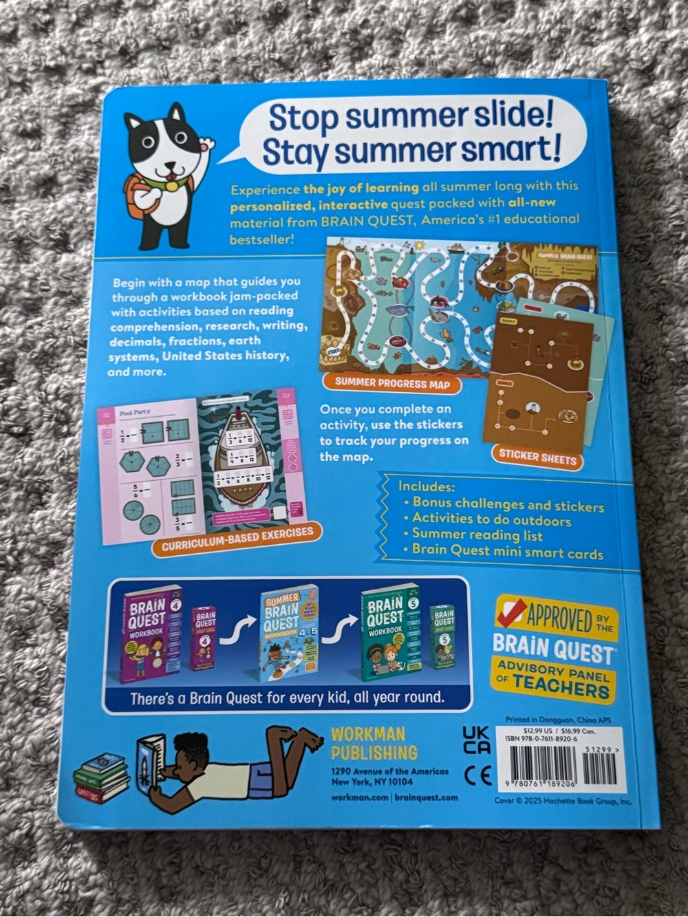 ☀️Summer Brain Quest Workbook for Grades 4 & 5 - Blue - Picture 3 of 3